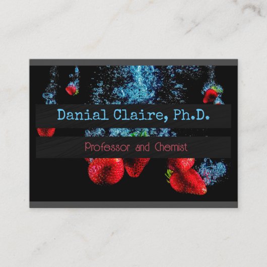 Voedingswetenschap en samenstelling Handtekening U Visitekaartje (Voorkant)