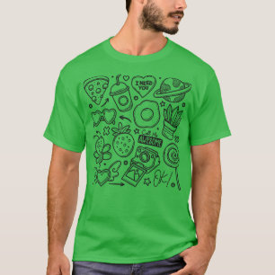 Voedsel Abstract T-shirt