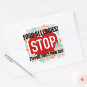 Voedsel Allergie waarschuwing stickers voor kinder (Envelop)