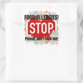 Voedsel Allergie waarschuwing stickers voor kinder (Tas)