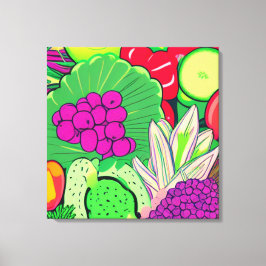 Voedsel als Medicijn Canvas Afdruk
