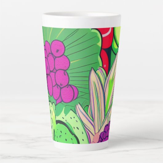 Voedsel als medicijn Collectie Latte Mok (Voorkant)