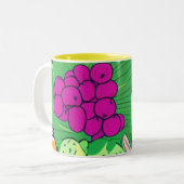 Voedsel als medicijn Collectie Tweekleurige Koffiemok (Voorkant links)