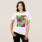Voedsel als Medicijn Tri-Blend Shirt (Voorkant volledig)