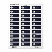 Voedsel Bakkerij Professioneel Donkere Kleur Eigen Etiket (Full Sheet)