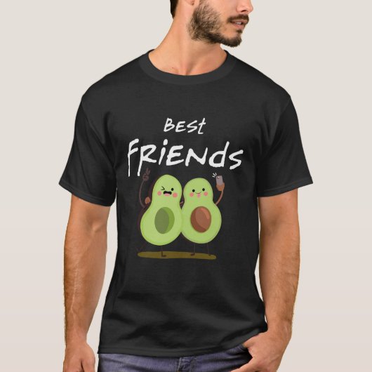 Voedsel Beste Vrienden T-shirt (Voorkant)