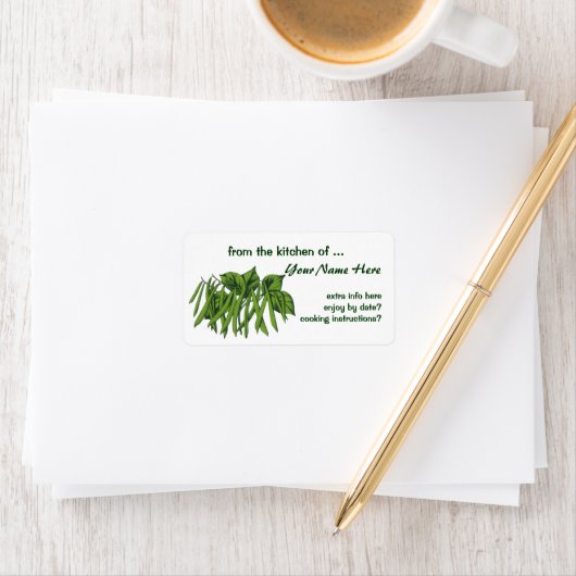  voedsel, biologisch geteelde groenten etiket (Insitu)