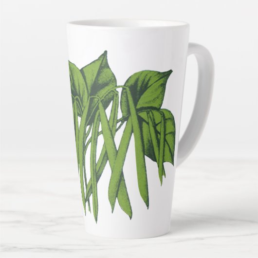  voedsel, biologisch geteelde groenten latte mok (Rechterhoek)