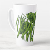 voedsel, biologisch geteelde groenten latte mok (Linkerhoek)