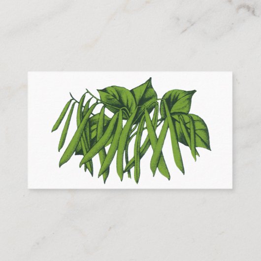  voedsel, biologisch geteelde groenten visitekaartje (Achterkant)