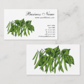  voedsel, biologisch geteelde groenten visitekaartje (Voorkant / Achterkant)