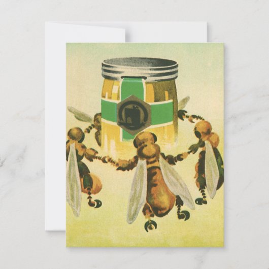  voedsel, biologische honingbijen dansende jar (Voorkant)