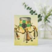  voedsel, biologische honingbijen dansende jar (Staand voorkant)