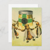  voedsel, biologische honingbijen dansende jar (Voorkant / Achterkant)