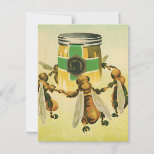 voedsel, biologische honingbijen dansende jar