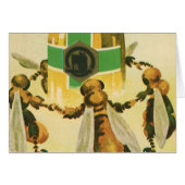  voedsel, biologische honingbijen dansende jar (Voorkant Horizontaal)