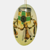  voedsel, biologische honingbijen dansende jar keramisch ornament (Rechts)