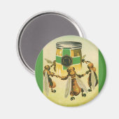  voedsel, biologische honingbijen dansende jar magneet (Voorkant / Achterkant)