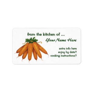  voedsel, bundel organische wortelgroenten etiket