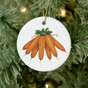  voedsel, bundel organische wortelgroenten keramisch ornament