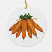  voedsel, bundel organische wortelgroenten keramisch ornament (Voorkant)
