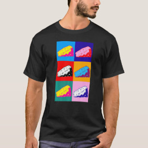 Voedsel Cheddar Cheese Snack Foodie Pop T-shirt
