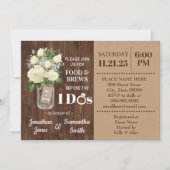 Voedsel en brouwerijen voor ik een landtrouwdouche kaart (Voorkant)