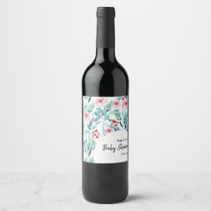 Voedsel en Drank Etiket Set voor baby shower