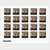 Voedsel- en dranklabelset vierkante sticker (Vel)
