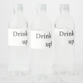 Voedsel- en dranklabelset waterfles etiket (Flessen)