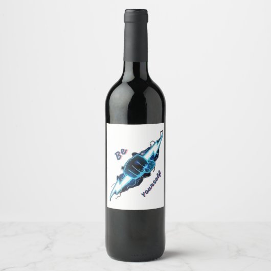 Voedsel- en dranklabelset wijn etiket (Voorkant)