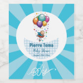 Voedsel- en dranklabelset wijn etiket (Enkel label)