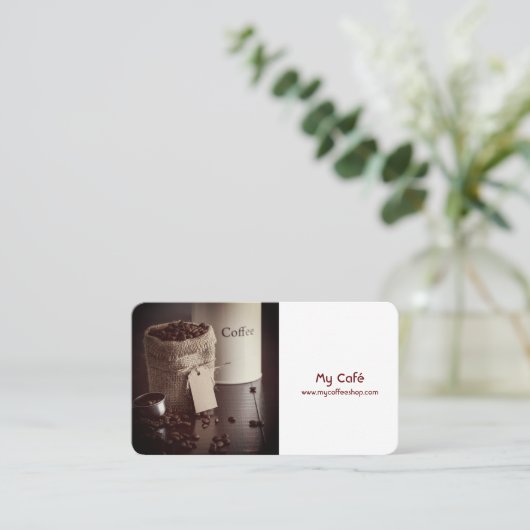 Voedsel en Drink Visitekaartje (Staand voorkant)