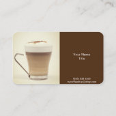 Voedsel en Drink Visitekaartje (Achterkant)