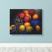 Voedsel - Fruit - Fruit stilleven Canvas Afdruk (Insitu (Houten vloer))