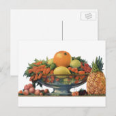  voedsel, gesorteerd fruit in een Bowl Briefkaart (Voorkant / Achterkant)