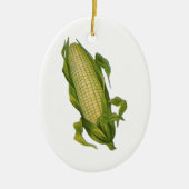  voedsel, gezonde groenten, maïs op de krab keramisch ornament (Voorkant)