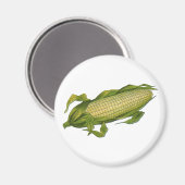  voedsel, gezonde groenten, maïs op de krab magneet (Voorkant / Achterkant)