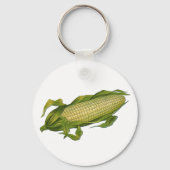  voedsel, gezonde groenten, maïs op de krab sleutelhanger (Voorkant)