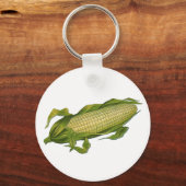  voedsel, gezonde groenten, maïs op de krab sleutelhanger (Voorkant)