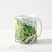 voedsel, groene Bean Casserole met boter Koffiemok (Voorkant rechts)