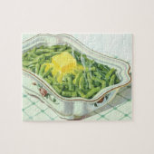  voedsel, groene Bean Casserole met boter Legpuzzel (Horizontaal)
