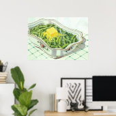 voedsel, groene Bean Casserole met boter Poster (Thuiskantoor)