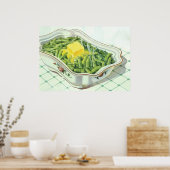 voedsel, groene Bean Casserole met boter Poster (Keuken)