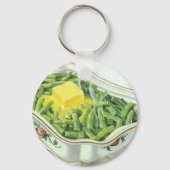  voedsel, groene Bean Casserole met boter Sleutelhanger (Voorkant)