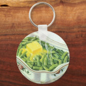  voedsel, groene Bean Casserole met boter Sleutelhanger (Voorkant)