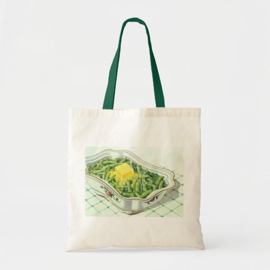  voedsel, groene Bean Casserole met boter Tote Bag (Voorkant)
