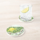  voedsel, groene Bean Casserole met boter Zandsteen Onderzetter (Zijkant)