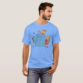 Voedsel hoog in suiker grappig t-shirt (Voorkant volledig)