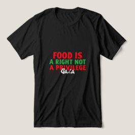 Voedsel is een recht, geen privilege voor de honge Tri-Blend shirt